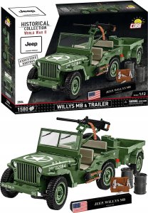Cobi Executive Edition Willys MB & Trailer 3