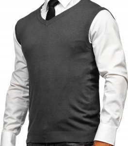 New Boy Bezrękawnik pulower sweter męski bez rękawów kamizelka męska S 3