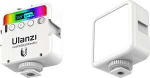 Lampa studyjna Ulanzi Ulanzi VL49 Lampa LED panelowa z akumulatorem RGB, WB (2500 K - 9000 K), biała 4