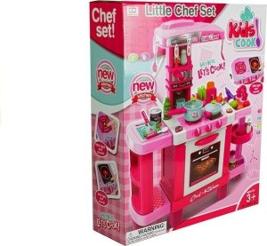 LeanToys Duża Kuchnia dla dzieci Toster Ekspres Różowa LEAN Toys 4