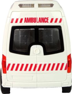 LeanToys Karetka Pogotowia Światła Dźwięki Napęd Frykcyjny LEAN Toys 4