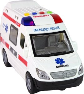 LeanToys Karetka Pogotowia Światła Dźwięki Napęd Frykcyjny LEAN Toys 6