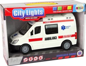 LeanToys Karetka Pogotowia Światła Dźwięki Napęd Frykcyjny LEAN Toys 7