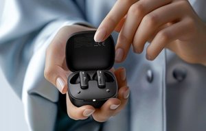 Słuchawki Baseus Bowie E19 czarne 12