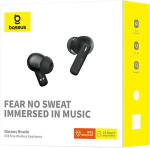 Słuchawki Baseus Bowie E19 czarne 7