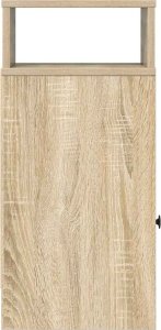 vidaXL Szafka nocna z szufladą, dąb sonoma, 25x31x66 cm 6