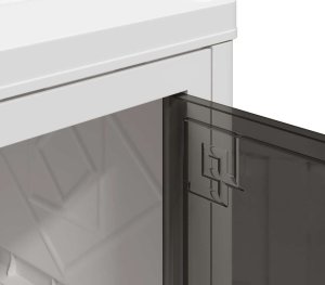 vidaXL vidaXL Skrzynia do przechowywania z kółkami, 2-poziomowa, 75 L 9