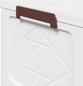 vidaXL Skrzynia do przechowywania z kółkami, 2-poziomowa, 28 L 10