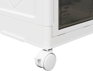 vidaXL Skrzynia do przechowywania z kółkami, 28 L, 48x29,5x33 cm 11