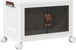 vidaXL Skrzynia do przechowywania z kółkami, 28 L, 48x29,5x33 cm 2