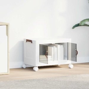 vidaXL Skrzynia do przechowywania z kółkami, 28 L, 48x29,5x33 cm 3