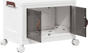 vidaXL Skrzynia do przechowywania z kółkami, 28 L, 48x29,5x33 cm 5
