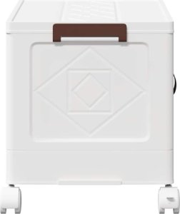 vidaXL Skrzynia do przechowywania z kółkami, 28 L, 48x29,5x33 cm 6