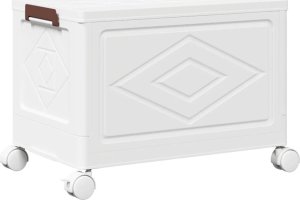 vidaXL Skrzynia do przechowywania z kółkami, 28 L, 48x29,5x33 cm 7