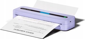 Drukarka etykiet Phomemo Przenośna Drukarka Termiczna Naklejki 300dpi A4 216/110/80/53 Phomemo / M832 / Fioletowy 3