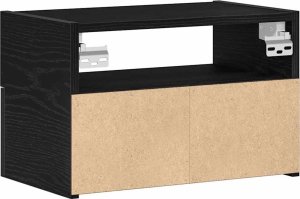 vidaXL vidaXL Wiszące szafki nocne, 2 szt., czarne, 45x26x28,5 cm 7