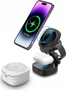 MaxLife  Maxlife wireless charger MXWC-06 15W 3in1, white 11