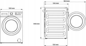 Pralka Beko WUV8612XSWS 3