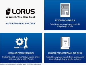 Zegarek Lorus Zegarek damski RG286XX9 z zawieszką . 5