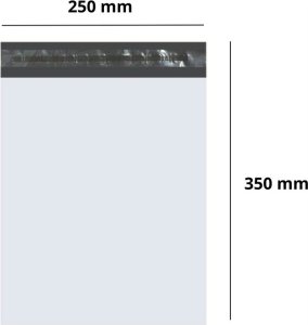 LeanToys Folia Kurierska Koperta Foliopak 100 Sztuk 250x 350mm LEAN Toys 2