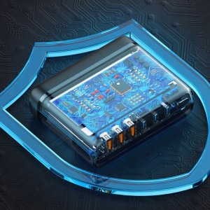 Ładowarka LDNIO Ładowarka sieciowa z wyświetlaczem 140W LDNIO A6140C 3x USB-A + 3x USB-C, US/UK/EU (czarna) 2