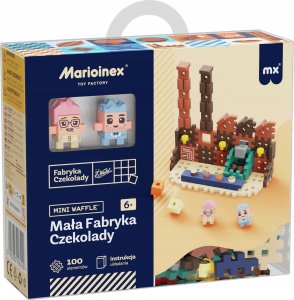 Marioinex Klocki Mini Waffle Wedel - Mała fabryka czekolady 100 elementów 1