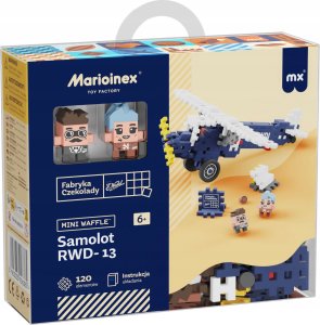 Marioinex Klocki Mini Waffle Wedel - Samolot RWD-13 120 elementów 1