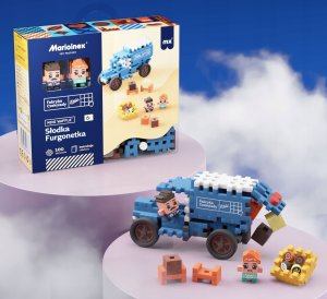 Marioinex Klocki Mini Waffle - Wedel Słodka furgonetka 100 el. 2