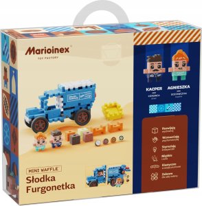 Marioinex Klocki Mini Waffle - Wedel Słodka furgonetka 100 el. 3