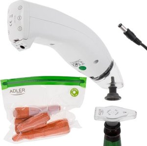 Adler Pompa prożniowa + zestaw do prożniowego pakowania 8