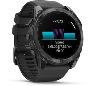 Zegarek sportowy Garmin Fenix 8 AMOLED Czarny  (010-02905-00) 2