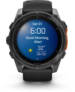 Zegarek sportowy Garmin Fenix 8 AMOLED Czarny  (010-02905-00) 3