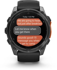 Zegarek sportowy Garmin Fenix 8 AMOLED Czarny  (010-02905-00) 9