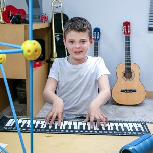 DNA DNA ROLL 49 keyboard zwijany gumowy przenośny klawisze organy 4