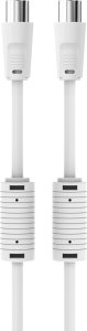 Sinox Sinox PRO antennekabel. YouSee & Stofa godkendt. 5m. Hvid 1