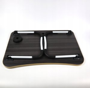 Zeyxo Składany stolik pod laptopa podstawka do łóżka śniadaniowy duży GA06 4
