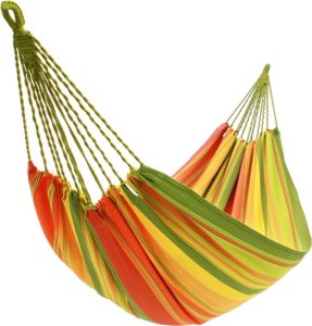 Koala Hammock Hamak jednoosobowy, zielono-pomarańczowy H 1