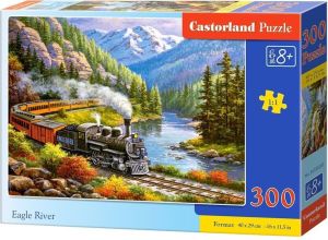 Castorland Puzzle Eagle River 300 elementów (247003) 1