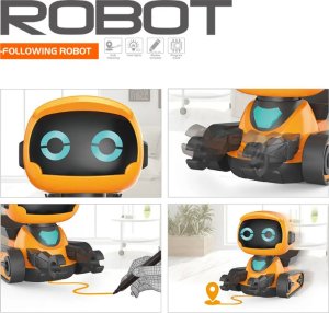 Swede Emo Robot Chwytający Sterowany Markerem Zabawka Interaktywna dla Dzieci LED 9