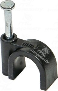 Linear Uchwyt FLOP 07 100 szt.op 7x8,9 czarny CF7C 2