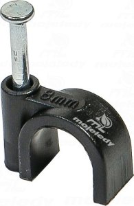 Linear Uchwyt FLOP 08 100 szt.op 8x9,7 czarny CF8C 2