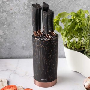 KingHoff ZESTAW 5 NOŻY KUCHENNYCH W STOJAKU KINGHOFF KH-7799 2