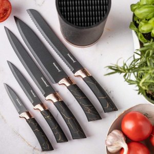 KingHoff ZESTAW 5 NOŻY KUCHENNYCH W STOJAKU KINGHOFF KH-7799 3