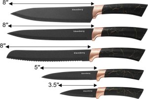 KingHoff ZESTAW 5 NOŻY KUCHENNYCH W STOJAKU KINGHOFF KH-7799 4