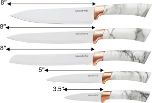 KingHoff ZESTAW 5 NOŻY KUCHENNYCH W STOJAKU KINGHOFF KH-7800 3