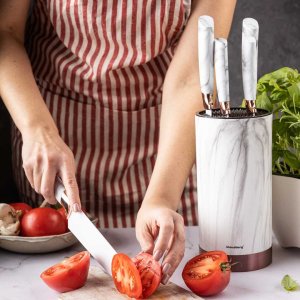 KingHoff ZESTAW 5 NOŻY KUCHENNYCH W STOJAKU KINGHOFF KH-7800 7