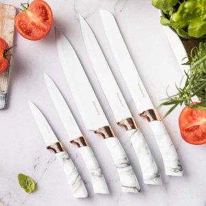 KingHoff ZESTAW 5 NOŻY KUCHENNYCH W STOJAKU KINGHOFF KH-7800 8