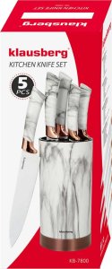 KingHoff ZESTAW 5 NOŻY KUCHENNYCH W STOJAKU KINGHOFF KH-7800 10