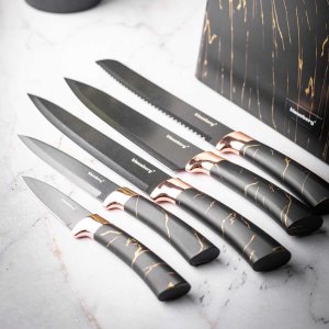 KingHoff ZESTAW 5 NOŻY KUCHENNYCH W BLOKU KINGHOFF KH-7768 8
