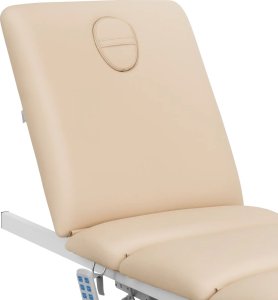 Physa Fotel kosmetyczny do masażu tatuażu SPA 150 kg VITERBO - beżowo złoty Fotel kosmetyczny do masażu tatuażu SPA 150 kg VITERBO - beżowo złoty 4